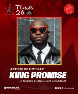 King Promise wins TGMA 2025